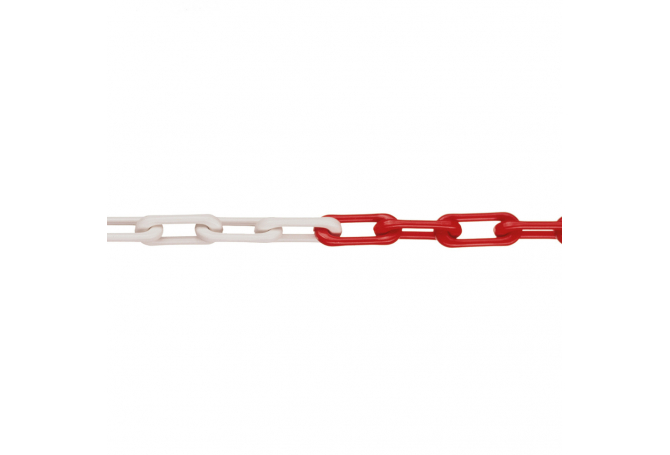 M-POLY 1 bundel 50m rood wit #1 | Afzetketting | Groven Store Safety