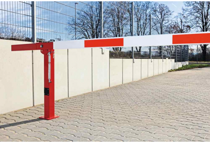 Compact versperringshek, handmatig 2500mm #1 | Slagbomen | Groven Store Safety