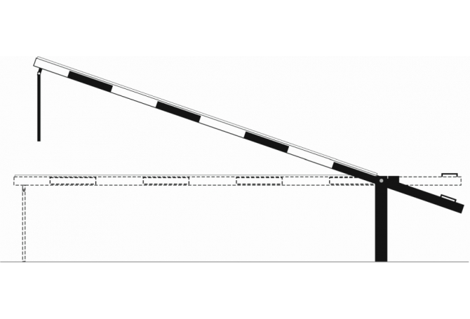 COMPACT draaihek horizontaal 3500mm #1 | Slagbomen | Groven Store Safety