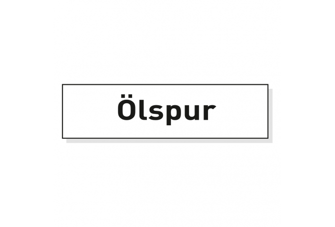 TRIO opvouwbaar signaliseringsbord aanvullende tekst: oliespoor. #1 |  | Groven Store Safety