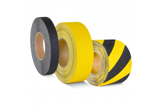 PROLine anti-slip bedekking geel/zwart rol 18,3m #1 | Markeringstape | Groven Store Safety