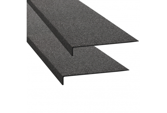 PROLine anti-slip hoek kunststof zwart 230x600mm #1 | Vloermarkeringen | Groven Store Safety