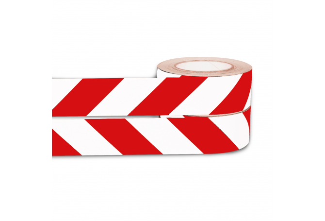 Waarschuwingsmarkering reflecterend 2 rollen rood/wit #1 | Markeringstape | Groven Store Safety