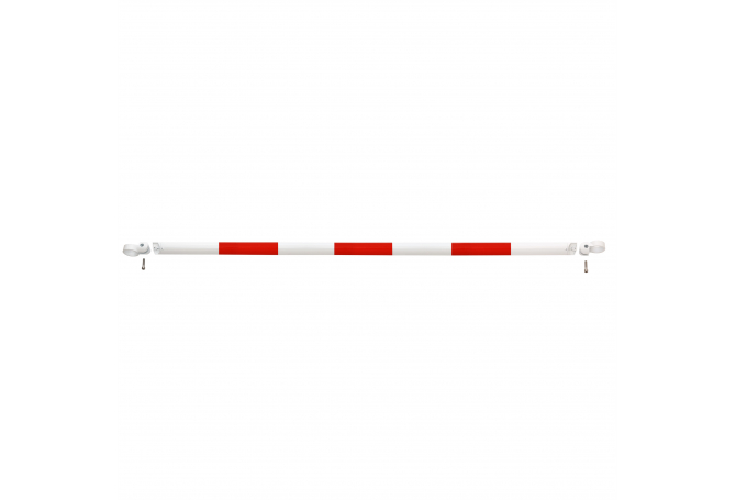 MORION systeembalustrade met klem rood/wit 1500mm  #1 | Veiligheidsrailing | Groven Store Safety