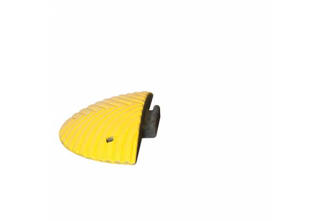 Topstop 5RE verkeersdrempel (eindelement met gleuf) 500x250x70mm #1 | Verkeersdrempels | Groven Store Safety