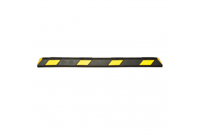 Wielstop park it, 1800x150x100mm, zwart/geel #1 | Wielstopper | Groven Store Safety