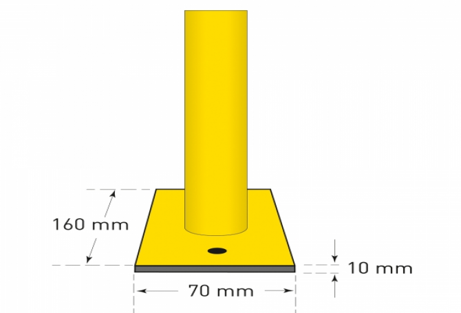 morion beveiligingsbeugel 1000x1000mm thermisch verzinkt #2 | Beschermingsbeugel | Groven Store Safety