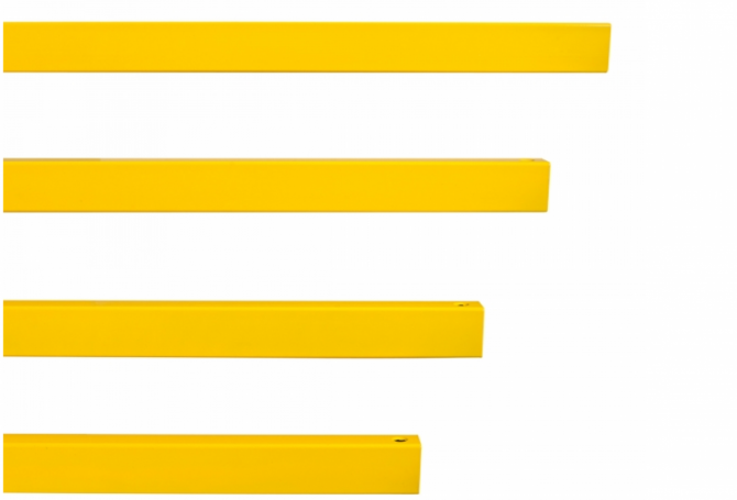 black bull dwarsligger s-line rambeveiliging 2000x60x40mm #1 | Veiligheidsrailing | Groven Store Safety