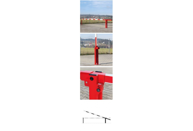 COMPACT slagboom vaste oplegpaal 5000mm #1 | Slagbomen | Groven Store Safety