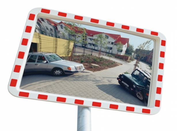 EUCRYL verkeersspiegel 1000x1200mm #1 | Verkeersspiegel buiten | Groven Store Safety