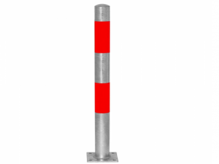 morion-afzetpaal-76mm-o-te-pluggen-rood-thermisch-verzinkt-reflecterend