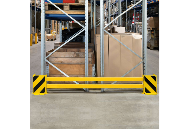 BLACK BULL Stellingbescherming-C profiel, 400mmx1700-2100 #1 | Stellingbeschermers | Groven Store Safety