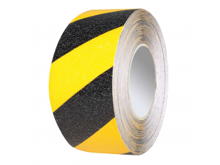 proline-tape-vinyl-grondmarkering-geel-zwart-breedte-75-mm-rollengte-25-m-zelfklevend