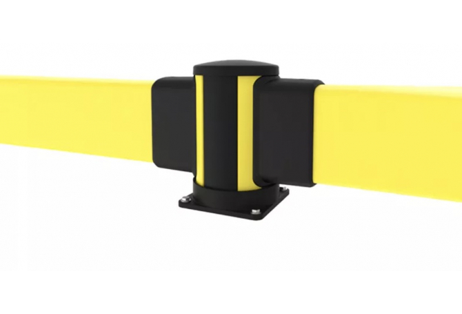 X Protect aanrijdbeveiliging midden H=350mm RAL 1018 GEEL #2 | Aanrijdbeveiliging van Axelent | Groven Store Safety