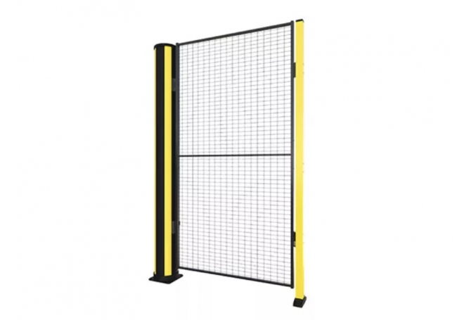 X Protect beschermpaal H=2300mm W=200mm, RAL 1018 geel & RAL 9011 zwart #1 | Beschermpaal van Axelent | Groven Store Safety