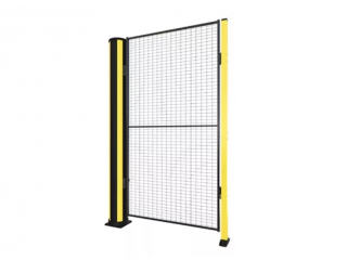 x-protect-beschermpaal-h1400mm-w200mm-ral-1018-geel-ral-9011-zwart