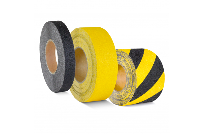 PROLine anti-slip bedekking flexibel gee/zwart rol 18,3m #1 | Markeringstape | Groven Store Safety