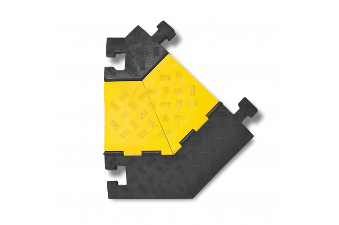 Morion kabelgoot, hoekelement, rechts.  #1 | Kabelgoot buiten | Groven Store Safety