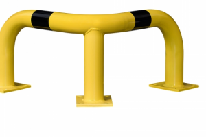 aanrijdbeveiliging beugel 350mm staal gecoa/kunststof, hoek thermisch verzinkt #2 | Beschermingsbeugel | Groven Store Safety