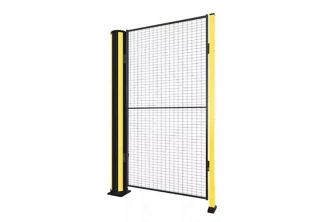 X Protect beschermpaal H=2300mm W=200mm, RAL 1018 geel & RAL 9011 zwart #1 | Beschermpaal van Axelent | Groven Store Safety