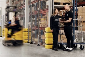 X Protect kolombescherming 150-375mm H=900mm RAL 1018 geel #2 | Kolombescherming van Axelent | Groven Store Safety